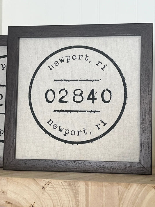 Newport, RI Postmark Stamp Sign